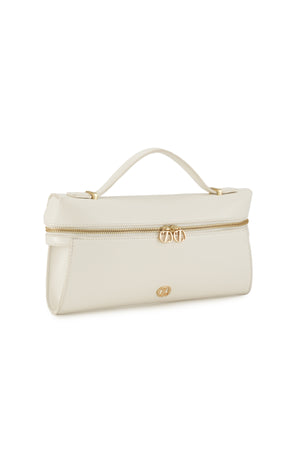 Alva Clutch - Broken White