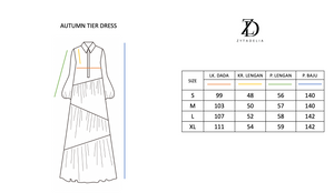 Autumn Tier Dress - Oblique