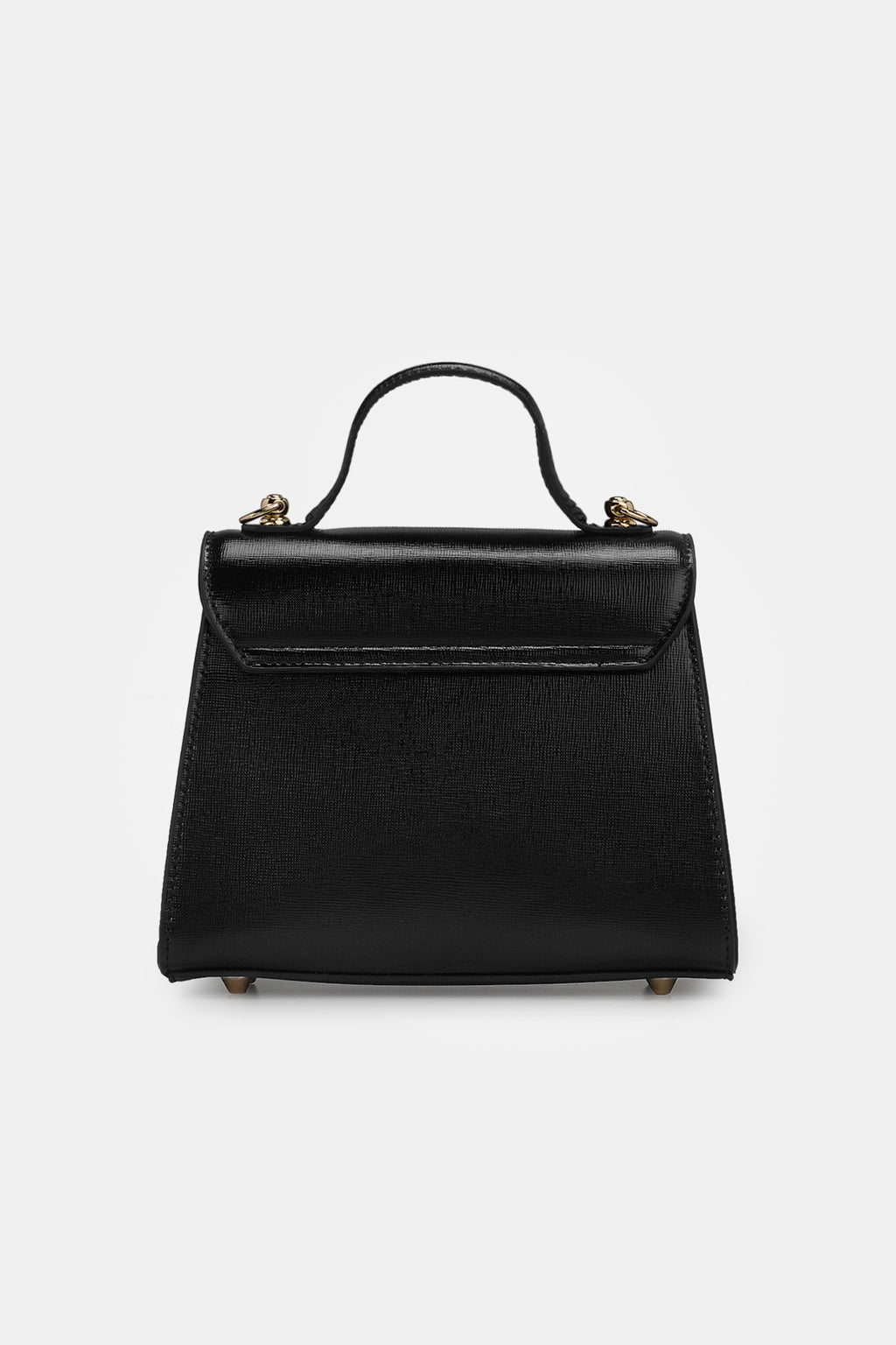 Anne Top Handle Bag - Black