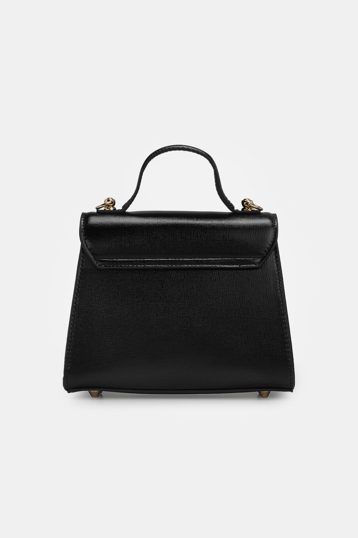 Anne Top Handle Bag - Black