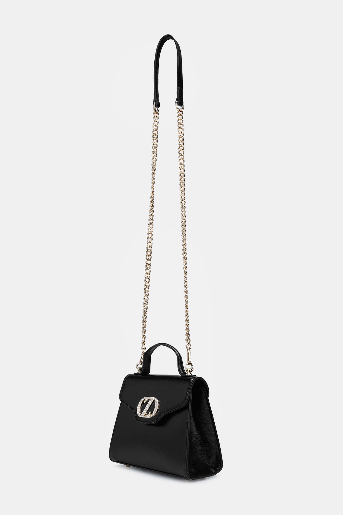 Anne Top Handle Bag - Black