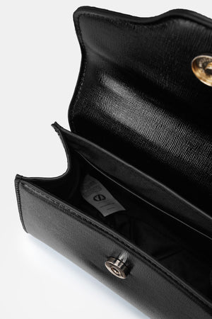 Anne Top Handle Bag - Black