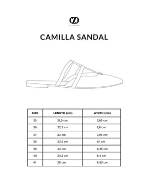 Camilla Sandal - White