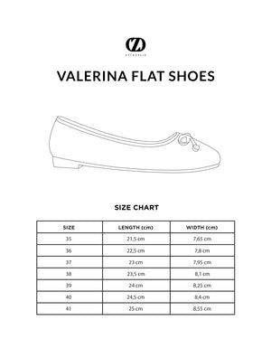 Valerina Flat Shoes - Black