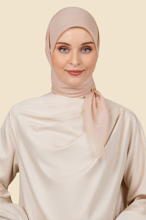 On-The-Go Scarf - Cream Tan