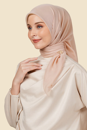 On-The-Go Scarf - Cream Tan