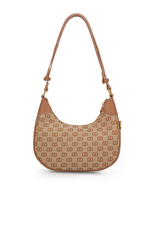 Crescent Jarde Bag - Brown
