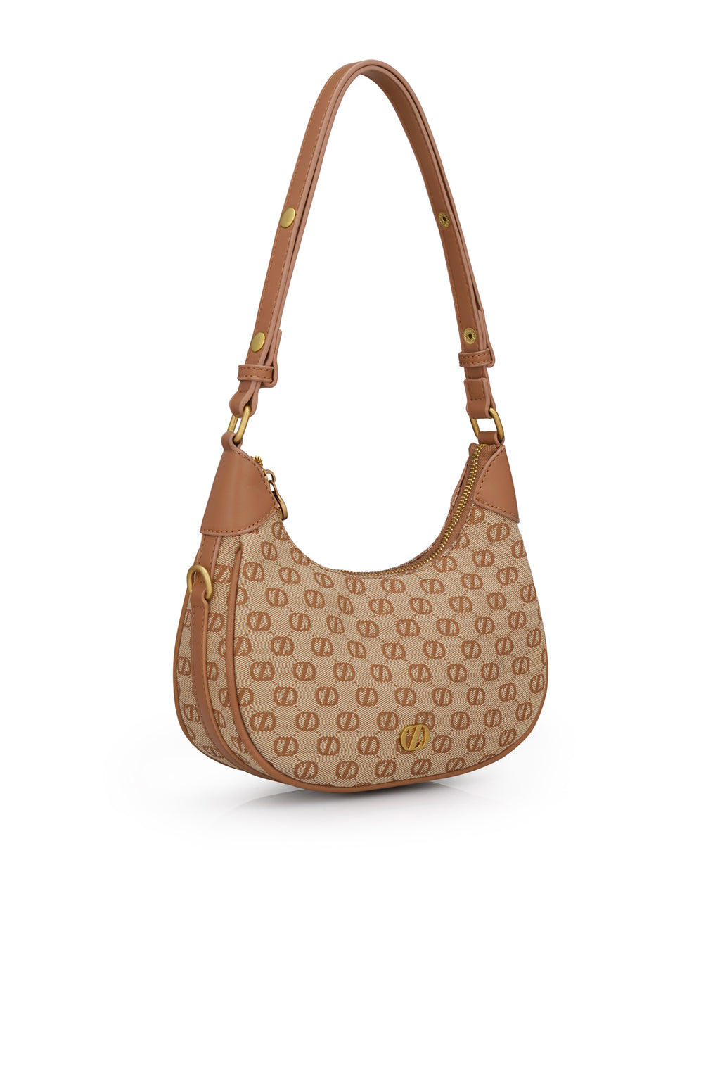Crescent Jarde Bag - Brown