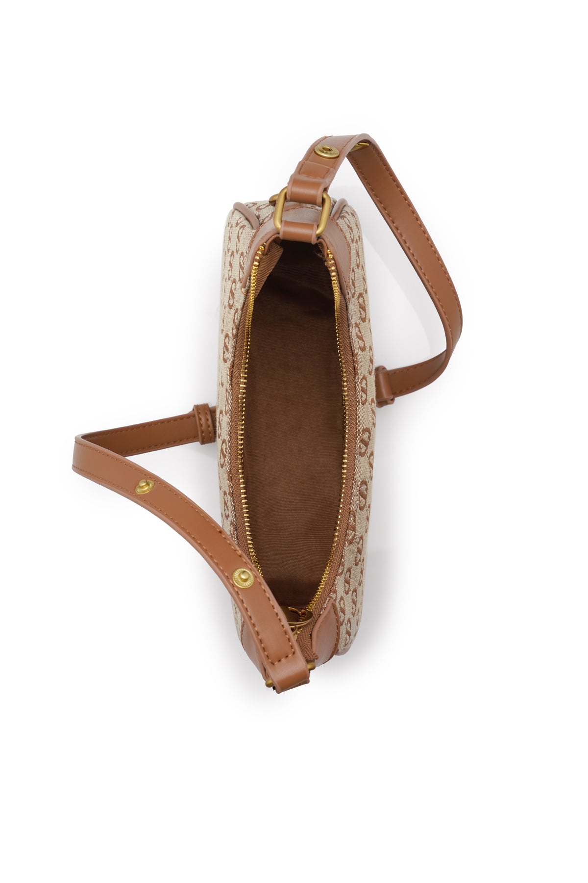 Crescent Jarde Bag - Brown