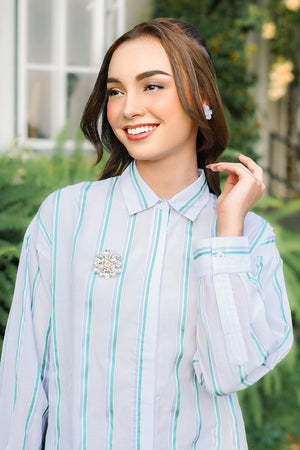 Ranupani Basic Stripe Shirt - Oasis