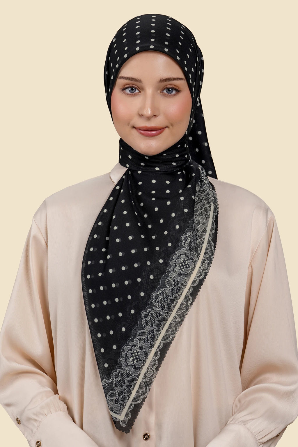 Dots & Lace Series - Black