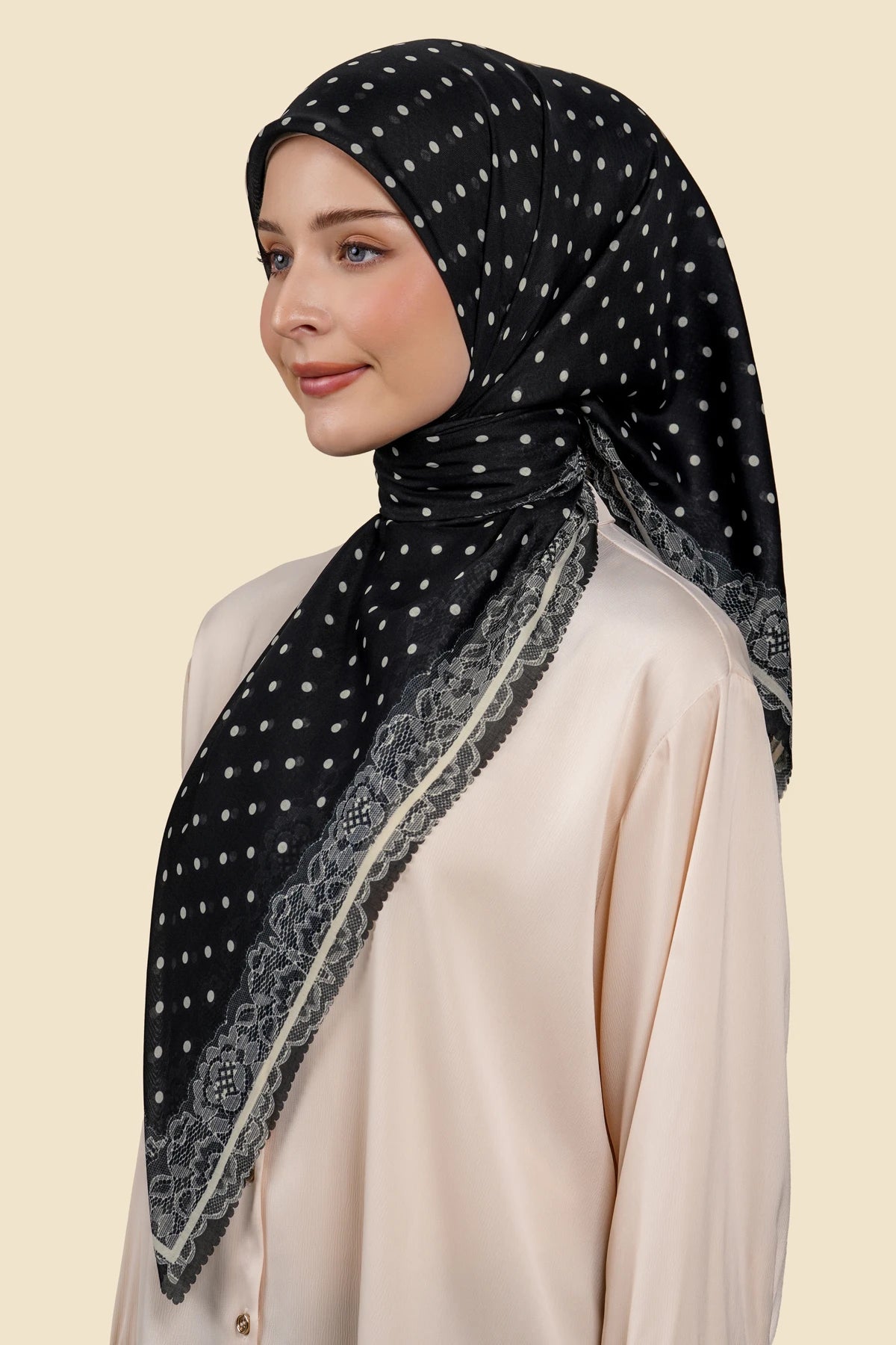 Dots & Lace Series - Black