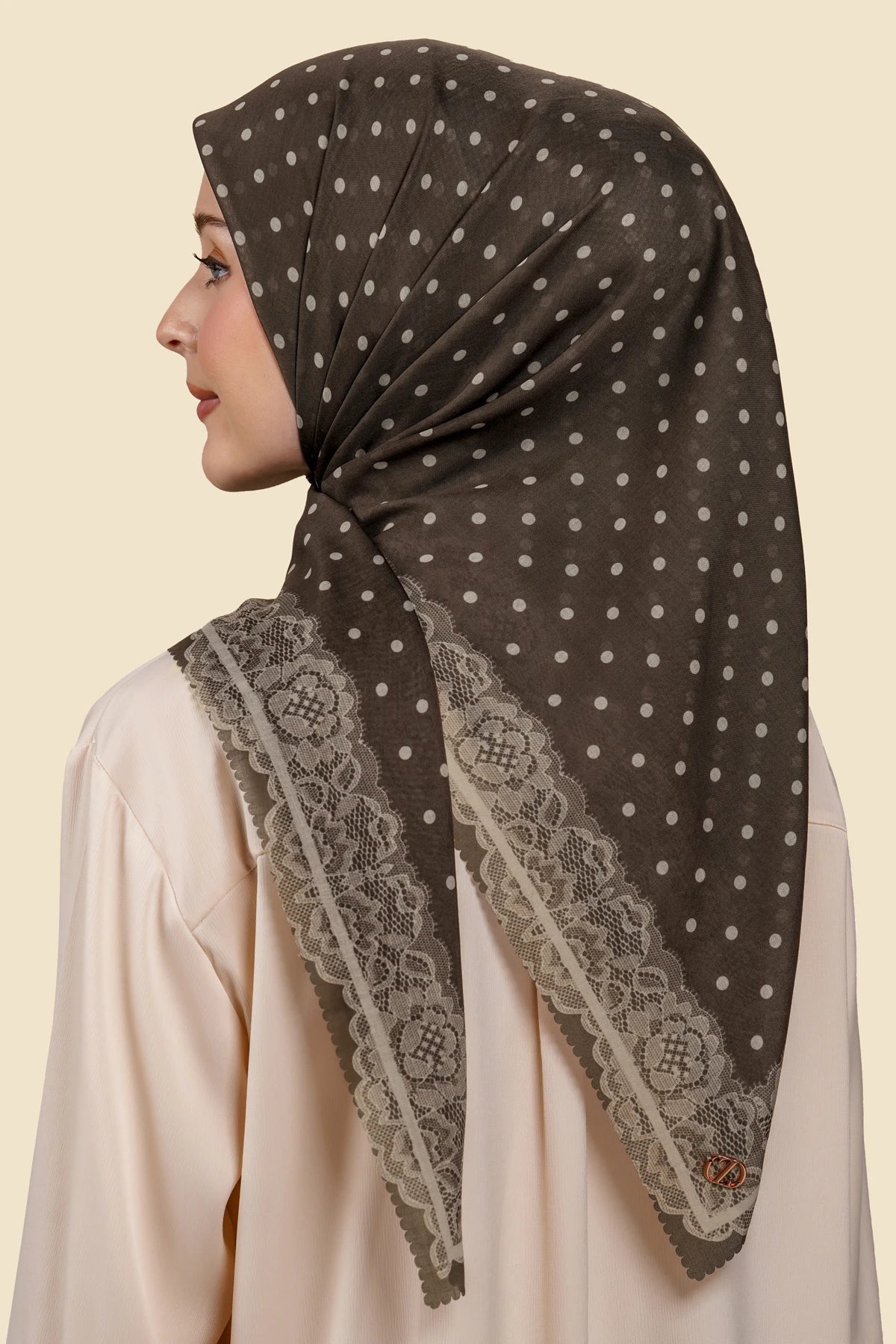 Dots & Lace Series - Cocoa