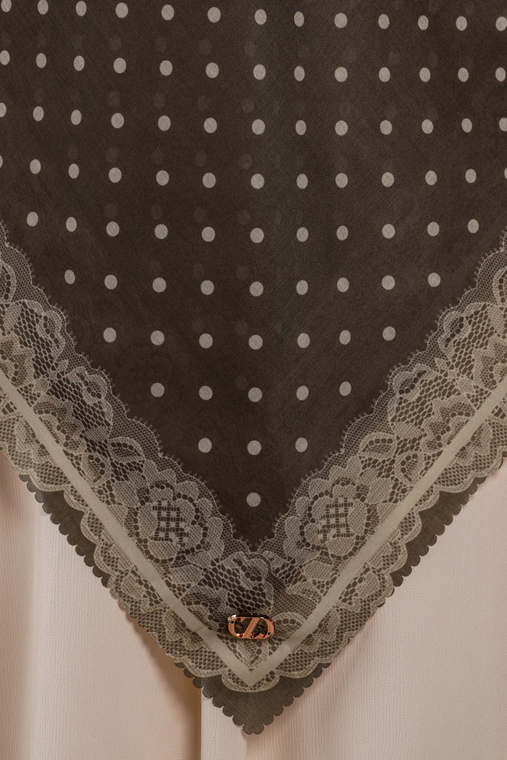 Dots & Lace Series - Cocoa