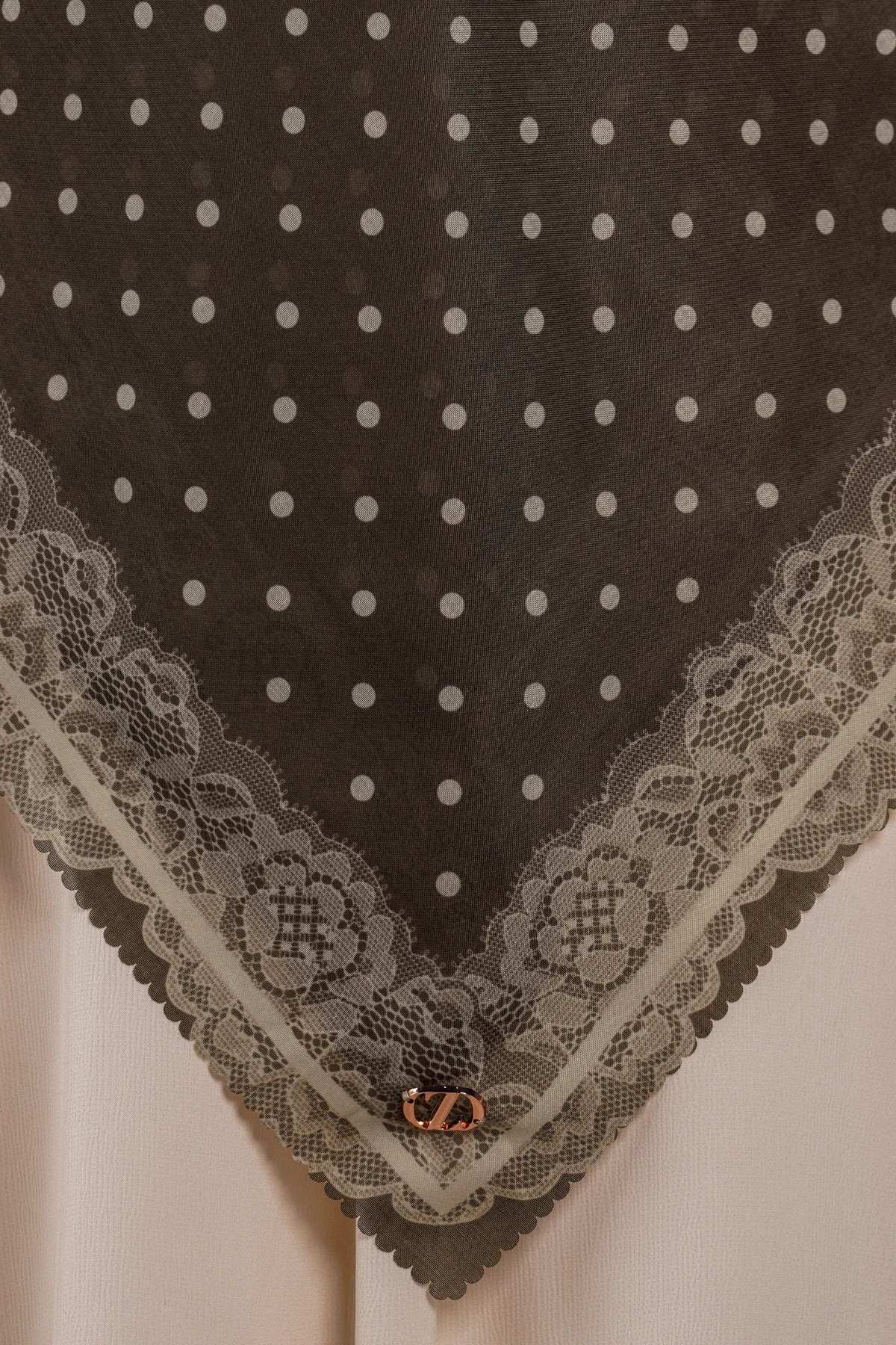 Dots & Lace Series - Cocoa