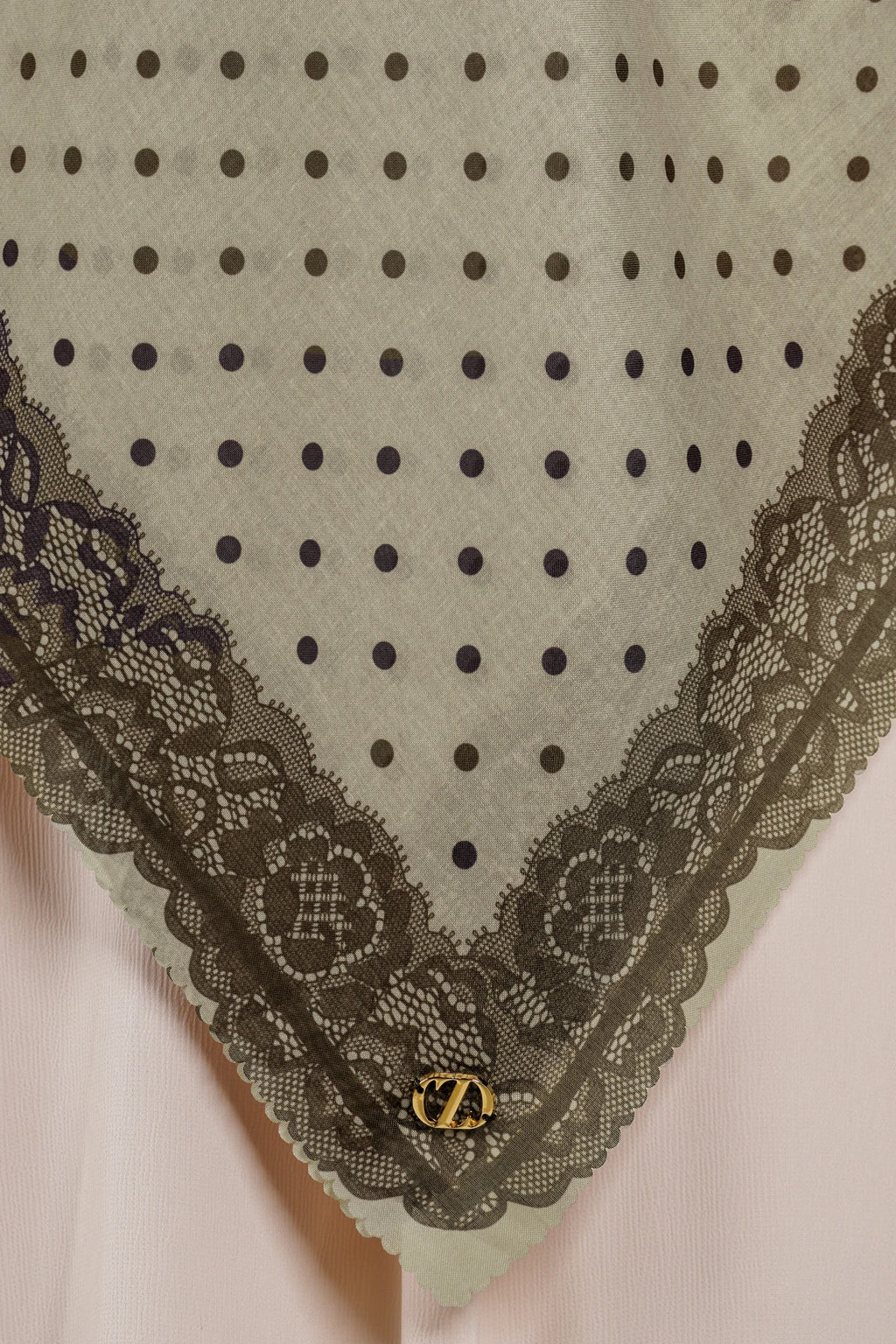 Dots & Lace Series - Pale Khaki