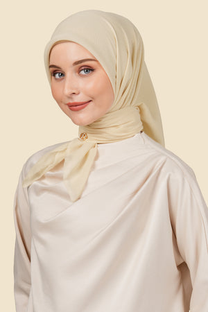 On-The-Go Scarf - Double Cream