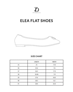 Elea Flat Shoes - Navy