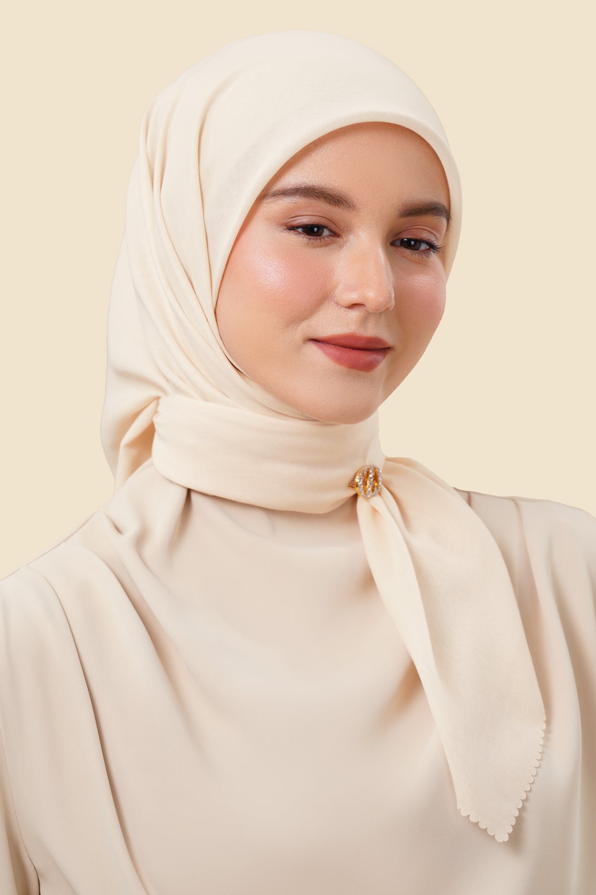 Easy Day Scarf - Almond Peach