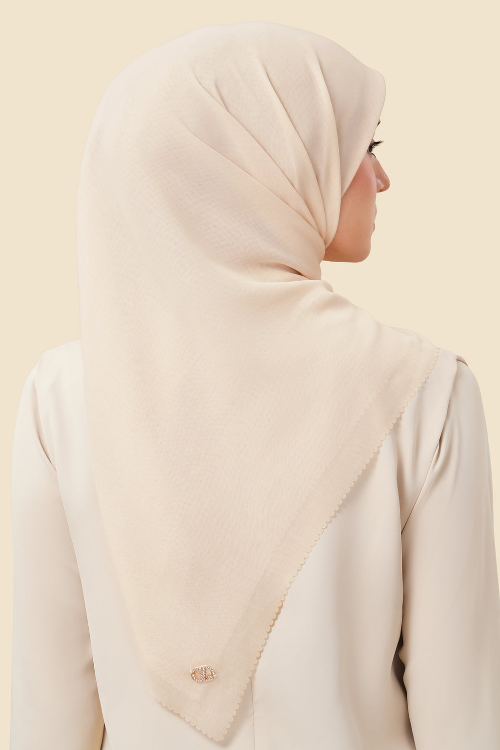 Easy Day Scarf - Almond Peach