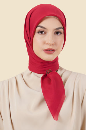 Easy Day Scarf - Biking Red