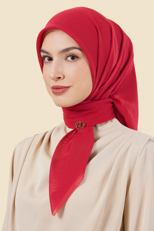 Easy Day Scarf - Biking Red