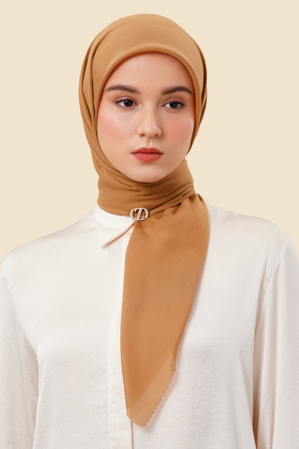 Easy Day Scarf - Brown Sugar