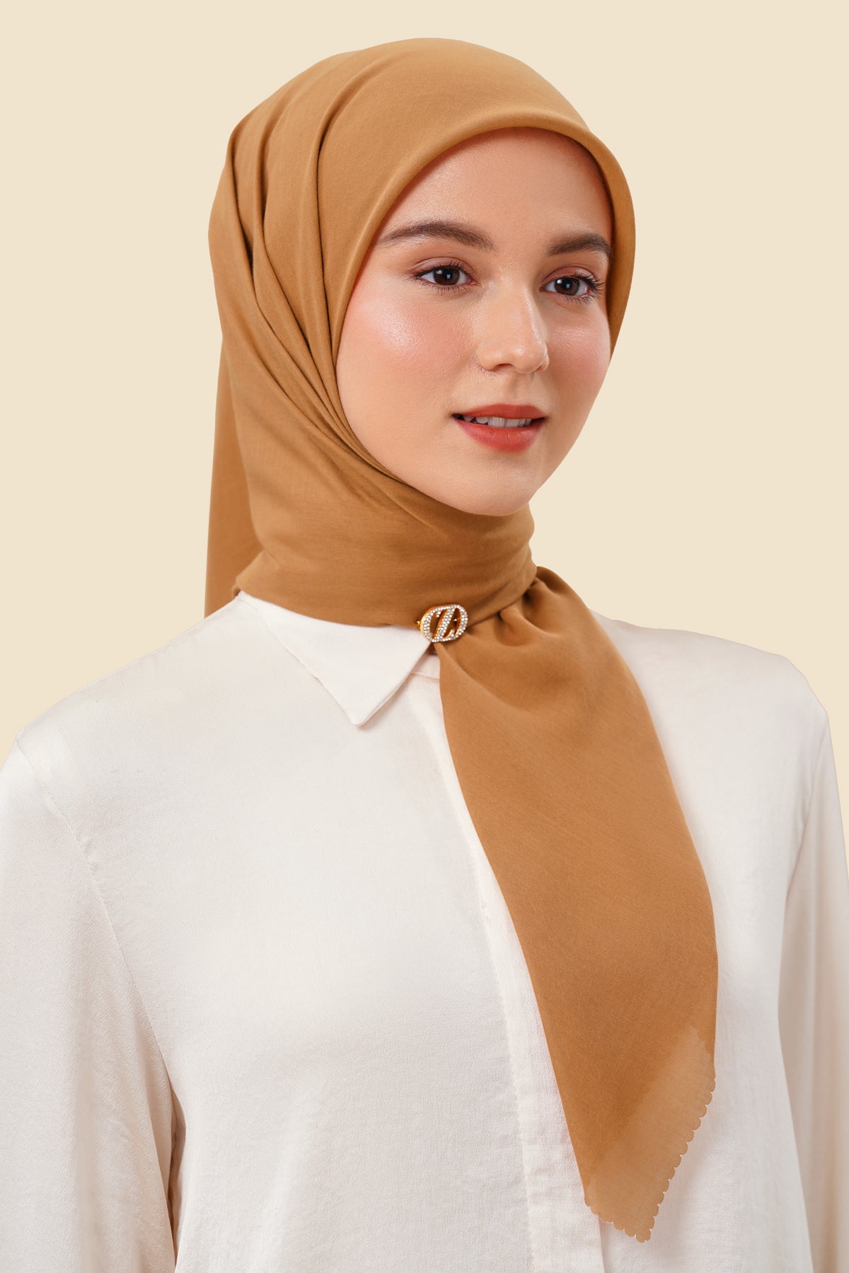 Easy Day Scarf - Brown Sugar