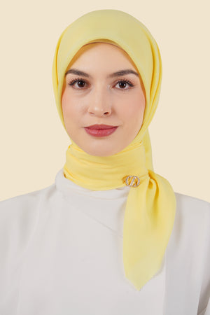Easy Day Scarf - Custard