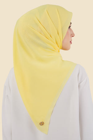Easy Day Scarf - Custard