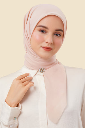 Easy Day Scarf - Sepia Rose