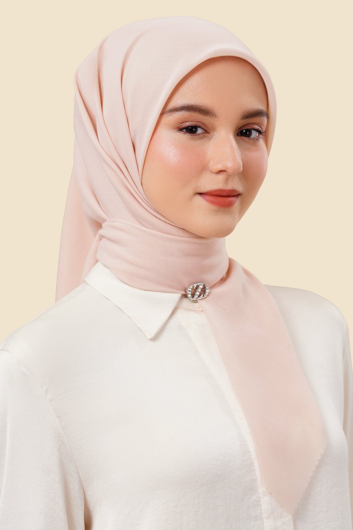 Easy Day Scarf - Sepia Rose