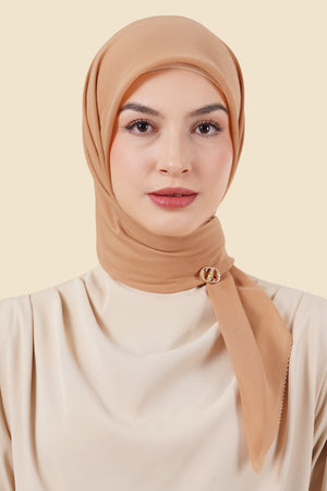 Easy Day Scarf - Tan