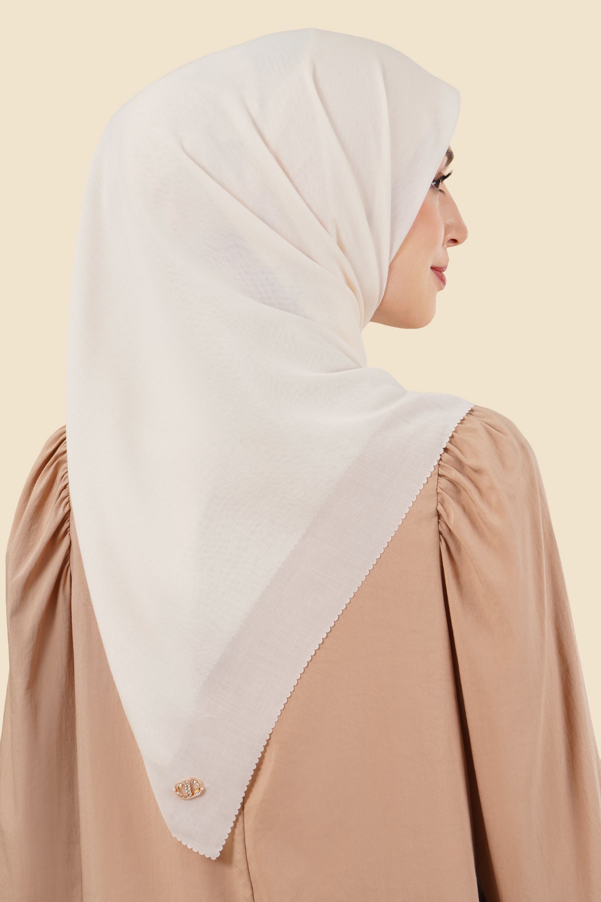 Easy Day Scarf - Whisper White