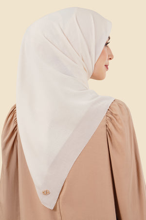 Easy Day Scarf - Whisper White