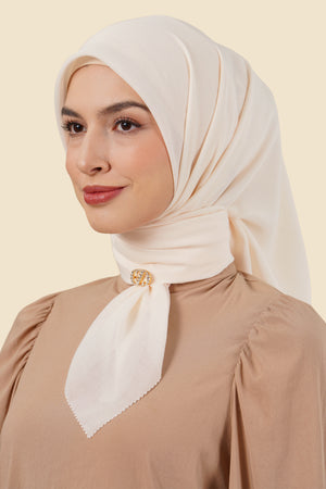 Easy Day Scarf - Whisper White