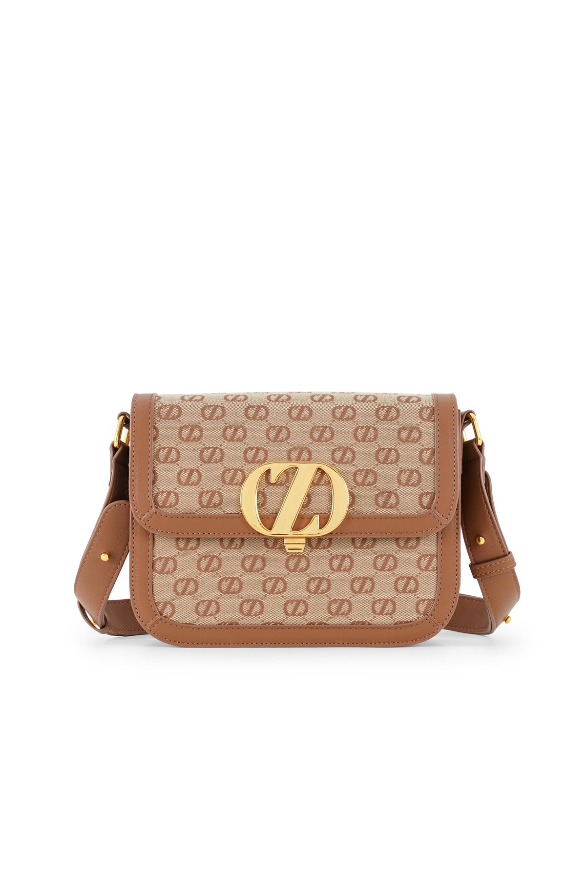 Elena Jacquard Bag - Brown