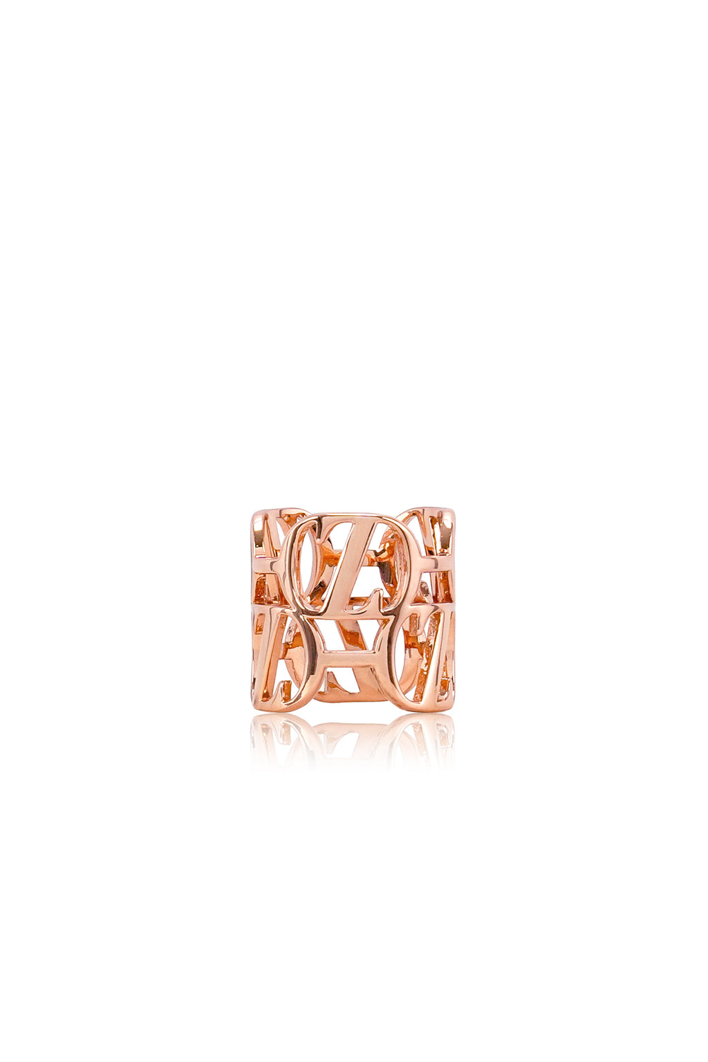 Eleve Ring Brooch - Coral