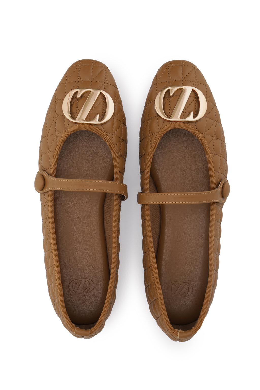 Elina Ballerina Shoes - Brown