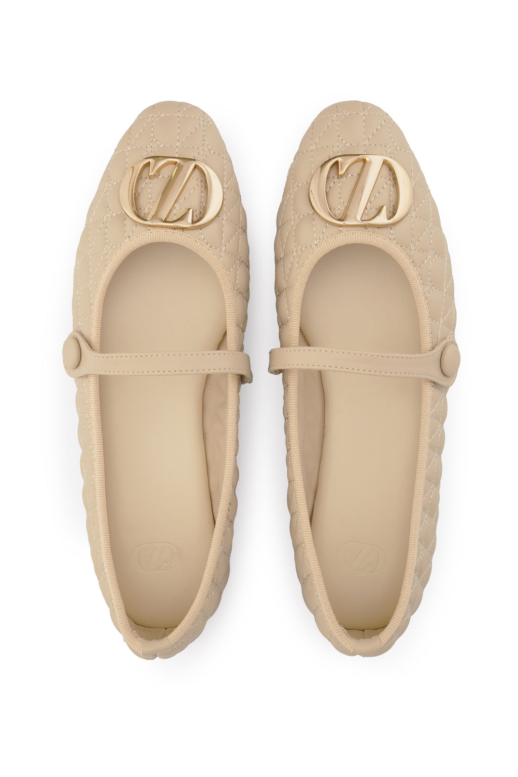 Elina Ballerina Shoes - Beige