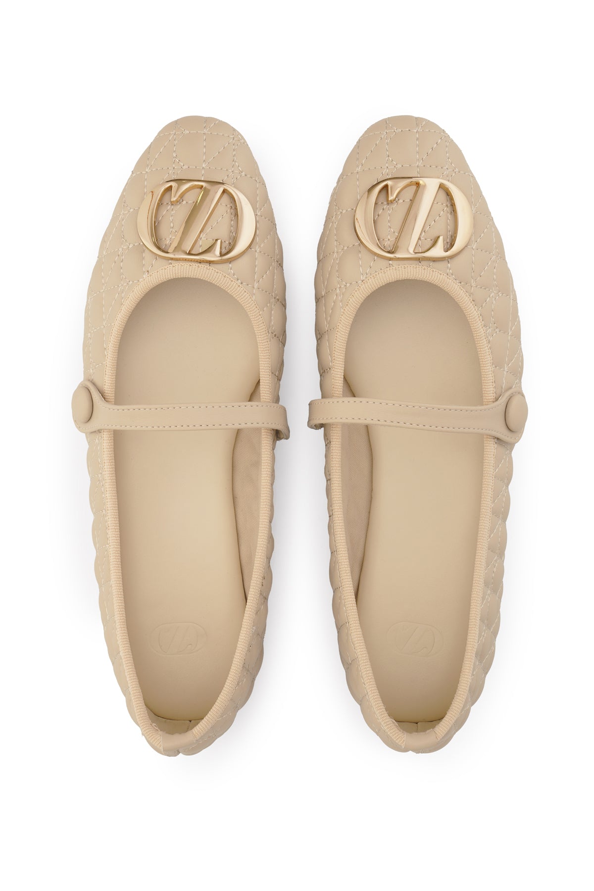 Elina Ballerina Shoes - Beige