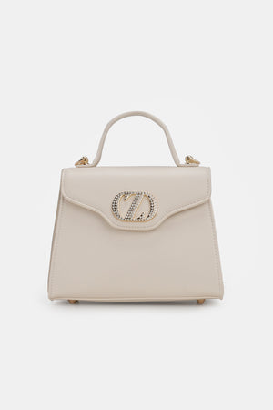 Anne Top Handle Bag - Ivory