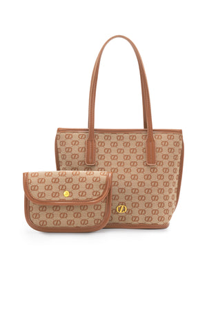 Jarde Mini Tote Bag - Brown