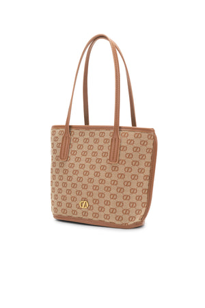 Jarde Mini Tote Bag - Brown