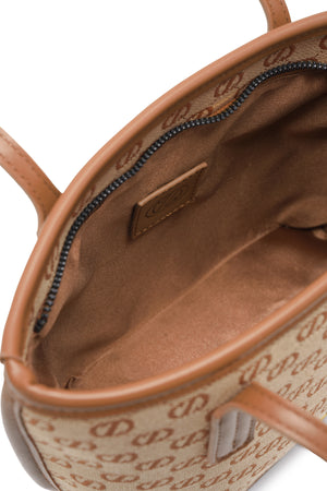 Jarde Mini Tote Bag - Brown