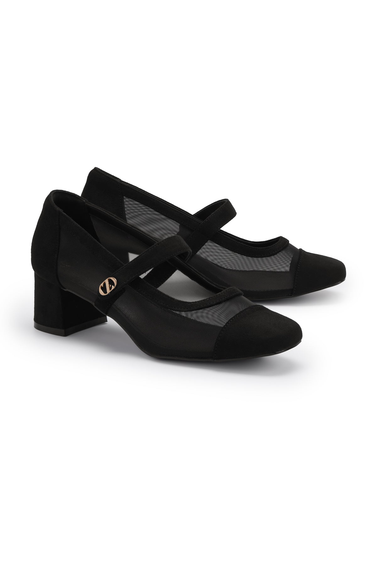 Jean Pump Shoes - Black