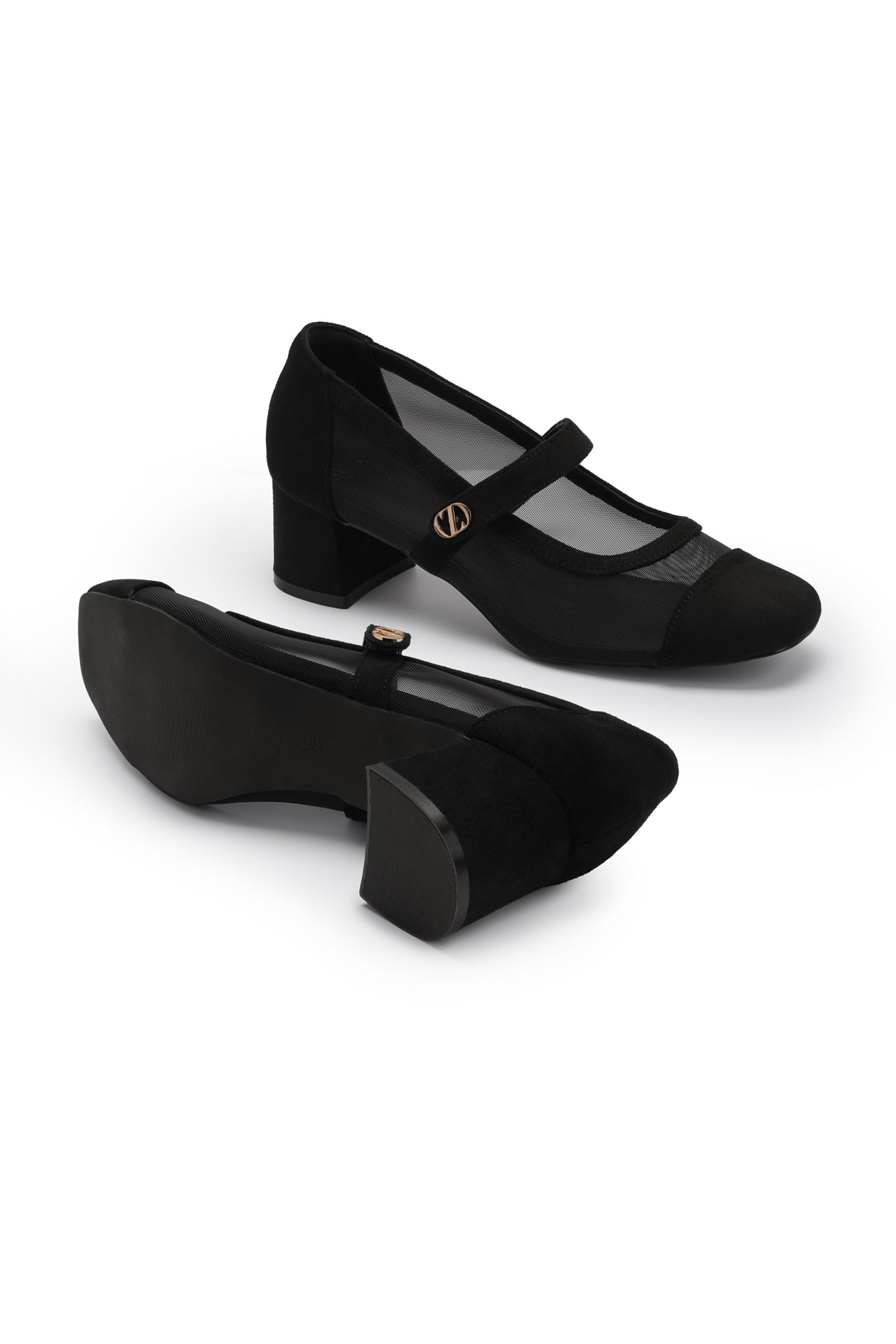Jean Pump Shoes - Black