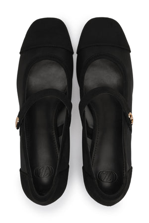 Jean Pump Shoes - Black