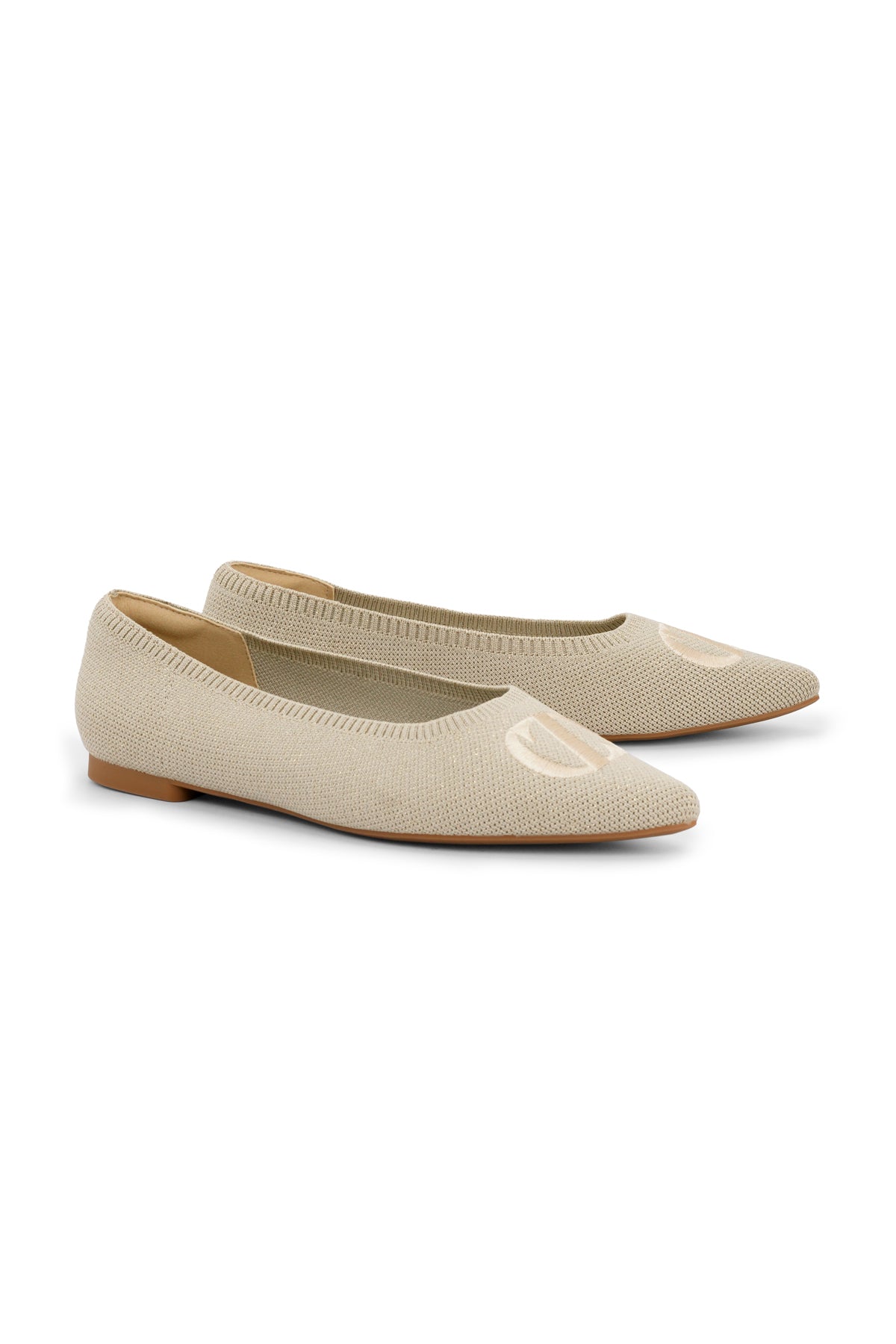 Kylie Flat Shoes - Almond