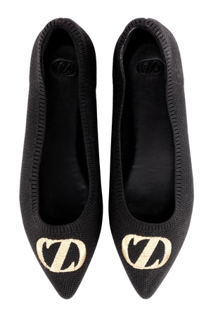 Kylie Flat Shoes - Black